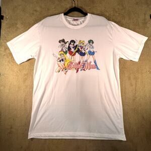 Rare Sailor Moon Anime Hampstead Brand Japanese Manga Vintage Style T-Shirt 2XL